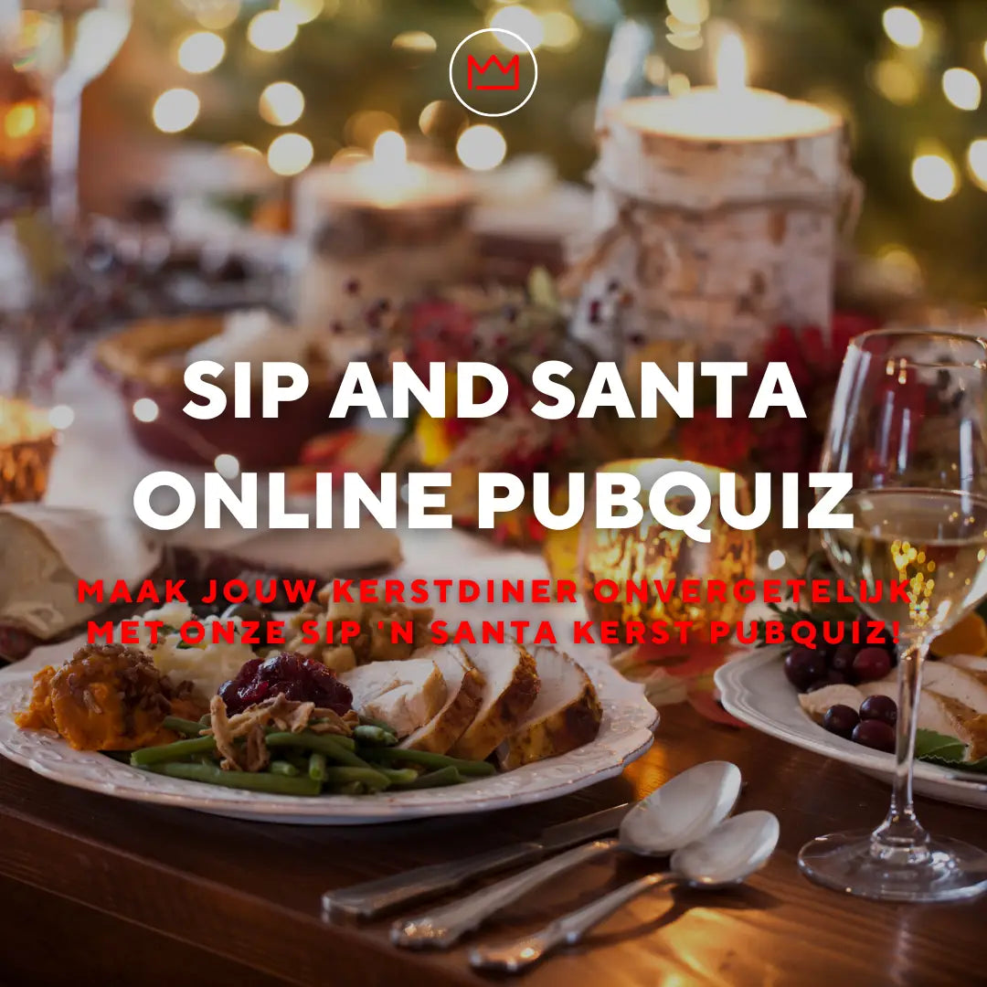 Maak jouw Kerstdiner onvergetelijk met onze Sip 'n Santa Kerst Pubquiz!