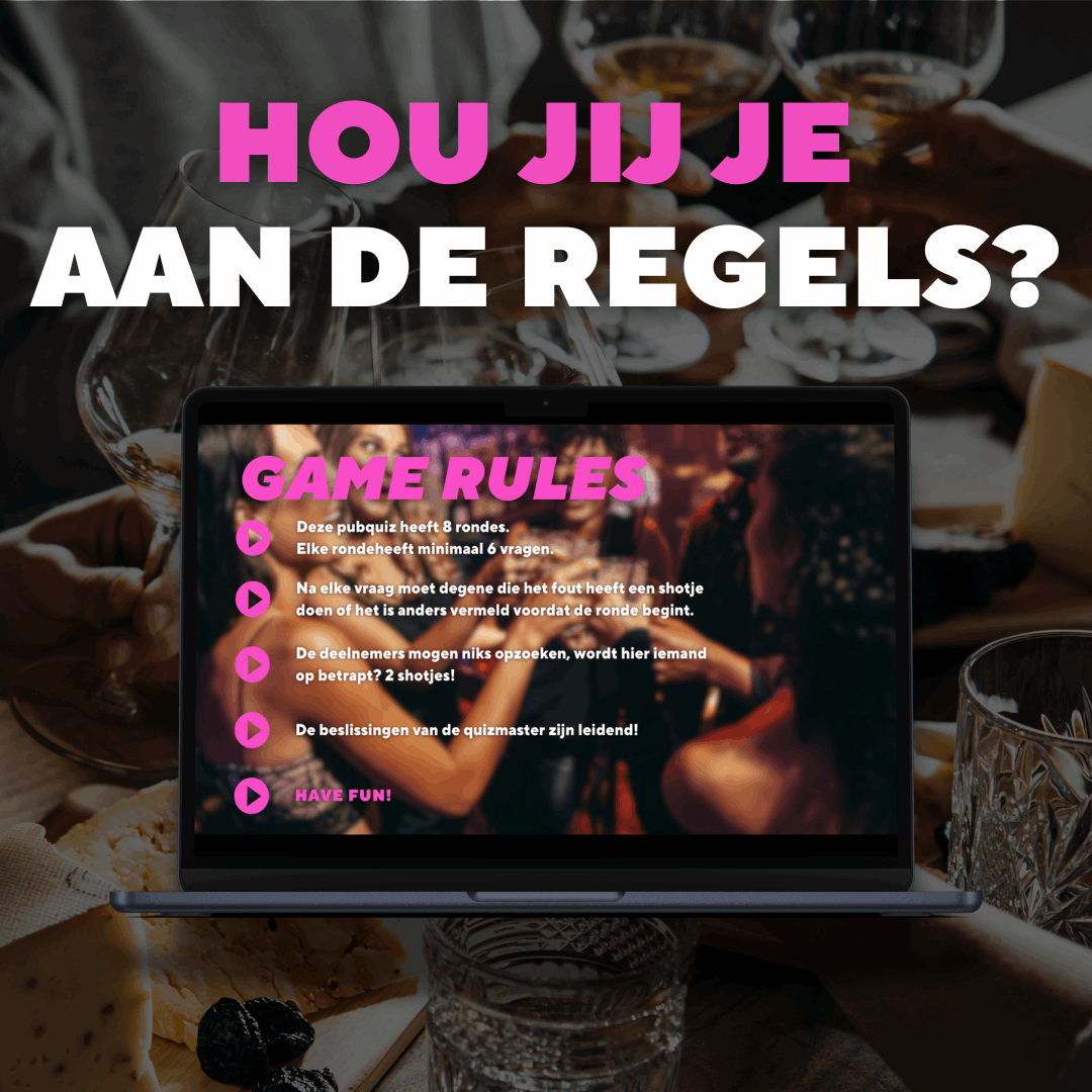 Wine & Shots Online Pubquiz