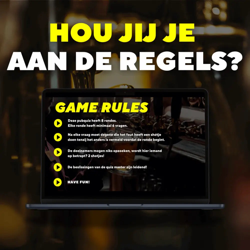 Beer & Shots Online Pubquiz